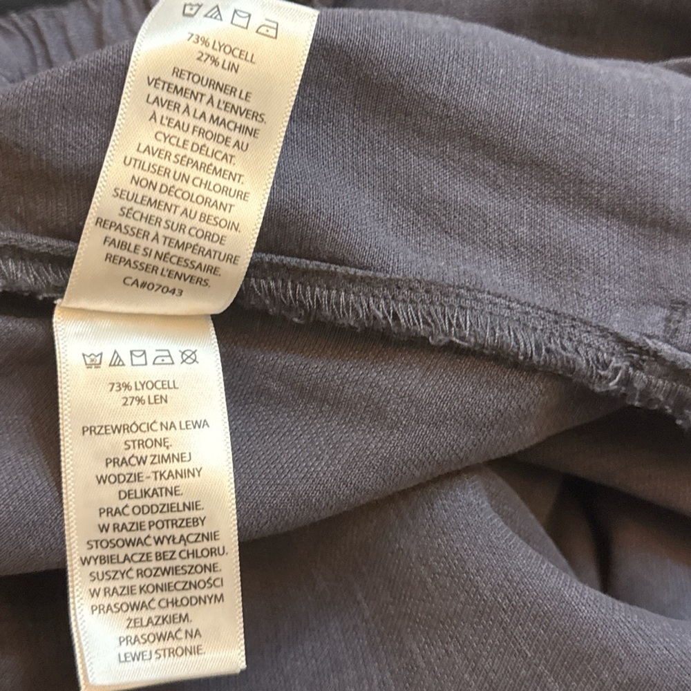 Calypso St Barth Linen Blend Gray Women's Maxi Skirt. Women's XL - Picture 7 of 8